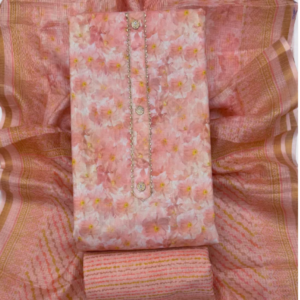 Cotton Blend Printed Suit Set