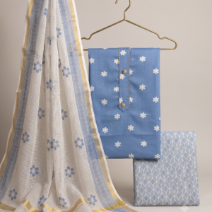 Cotton Blend Printed Suit set