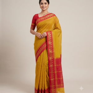 Gadwal cotton saree With Blouse