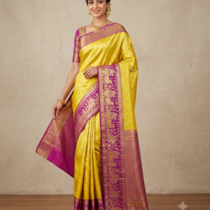 Meena  Kari polki border work sarees