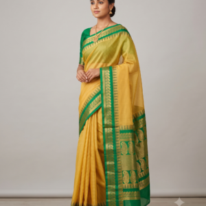 Gadwal cotton saree With Blouse