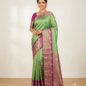 Meena  Kari polki border work sarees