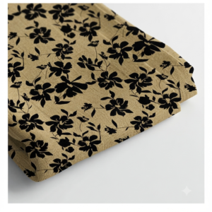 Linen Digital Print Fabric | 110 Rs Meter 44" Width, Unstitched