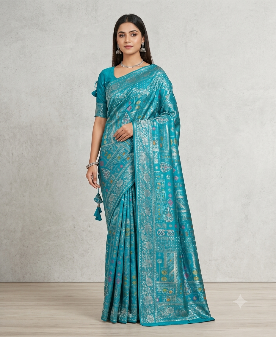 BANARAS Slik Saree