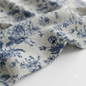 Linen Digital Print Fabric | 110 Rs Meter 44" Width, Unstitched