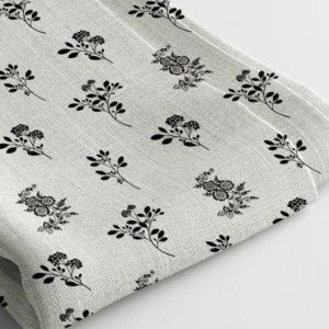 Pure Linen Digital Print Fabric