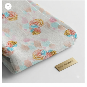 Crepe digital print fabric 110 Rs Meter
