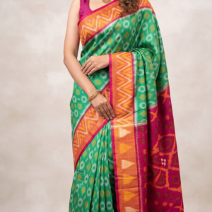 Pochampally Ikat Sico saree