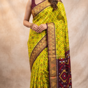 Pochampally Ikat Sico saree