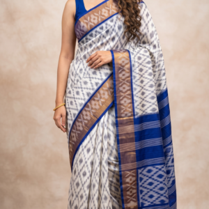 Pochampally Ikat Sico saree