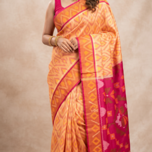 Pochampally Ikat Sico saree
