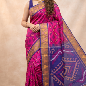 Pochampally Ikat Sico saree