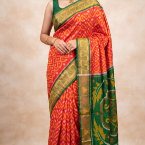 Pochampally Ikat Sico saree